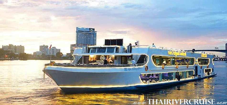 Viva Alangka Cruise Sunset Bangkok River Cruise on the Chaophraya River Bangkok,Thailand