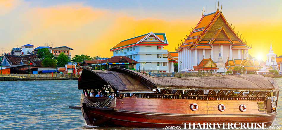 Bangkok Sunset Cruise Loy Nava Cruise on the Chaophraya River Bangkok