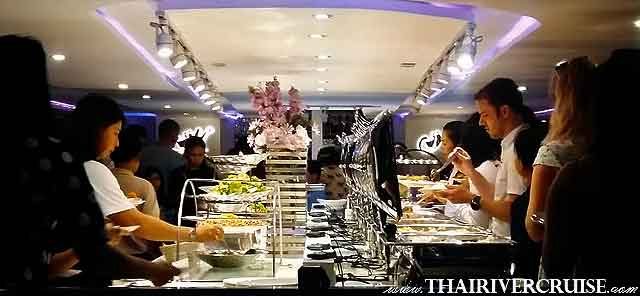 Meridian Cruise Dinner Cruise ICONSIAM experience. Enjoy a luxury international buffet, live music, and stunning views of the Chao Phraya River landmarks. Meridian Cruise Dinner Cruise ICONSIAM experience. Enjoy a luxury international buffet, live music, and stunning views of the Chao Phraya River landmarks.