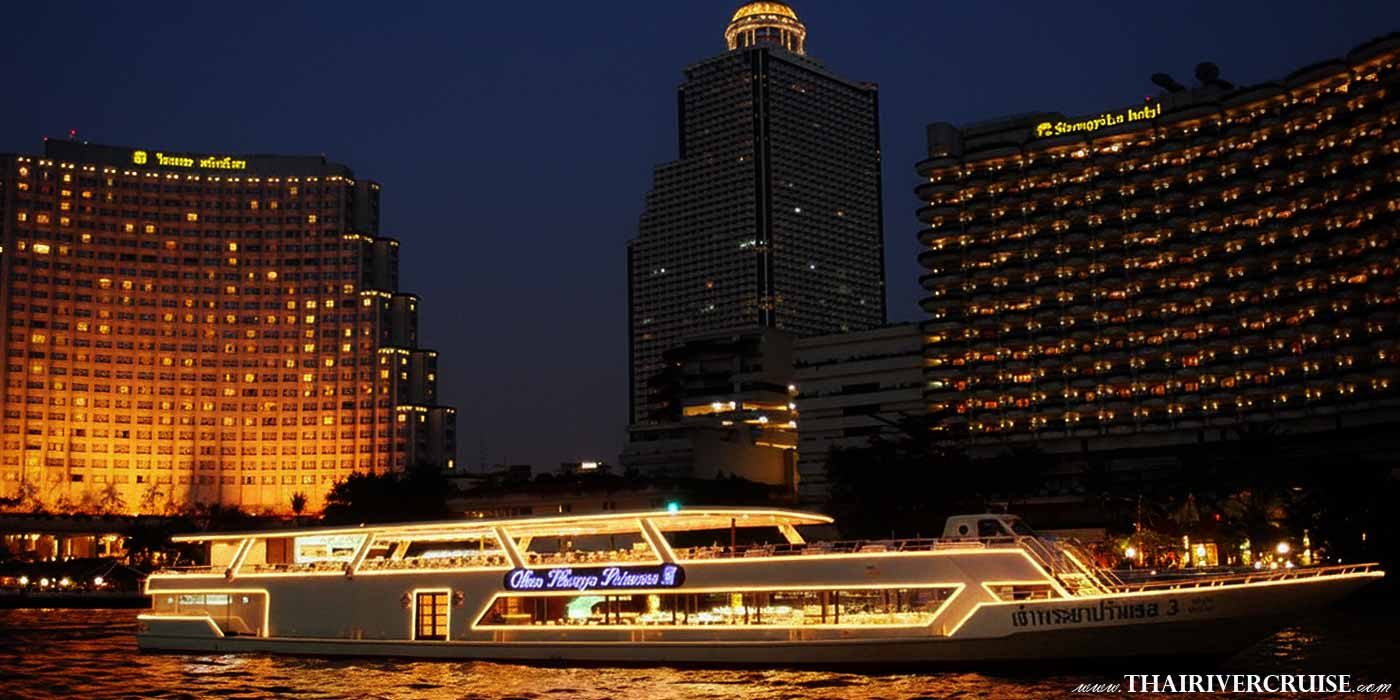 Experience the best Bangkok dinner cruise on the Chao Phraya Princess Cruise. Enjoy a luxurious buffet, live music, and stunning views of the city's illuminated landmarks. Book your ticket now! Chao Phraya Princess Cruise Bangkok Dinner Cruise. Chao Phraya Princess Cruise Bangkok Dinner Cruise, best dinner cruise in Bangkok, luxury dinner cruise Bangkok, Bangkok river cruise, Chao Phraya river dining, Thailand night cruise, cruise dining Bangkok, Chao Phraya Princess ticket price, romantic dinner cruise Bangkok, what to see on Chao Phraya river, Bangkok cruise sightseeing, ICONSIAM dinner cruise, Asiatique dinner cruise, two-hour dinner cruise Bangkok, Chao Phraya Princess buffet menu, live music dinner cruise, how to book Chao Phraya Princess, Thai and international buffet cruise, ultimate Bangkok river experience, Wat Arun night view cruise, Grand Palace illuminated cruise, luxury boat dinner Bangkok, Chao Phraya Princess reviews, family-friendly dinner cruise, Bangkok tourist attraction cruise, Chao Phraya cruise with live band, evening cruise on the River of Kings, best time to take a dinner cruise, romantic things to do in Bangkok,