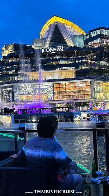 Chaophraya river cruise without dinner Bangkok Yodsiam Boat unlimited cocktail drink & snack, light music party, ticket reservation booking