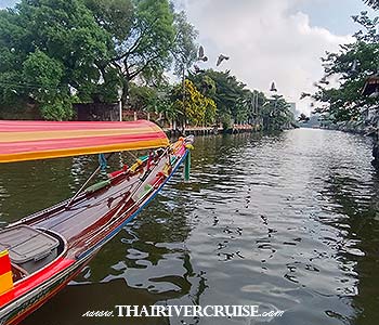 Bangkok Canal Chaophraya River 1.30 hours Longtail Boat Ride