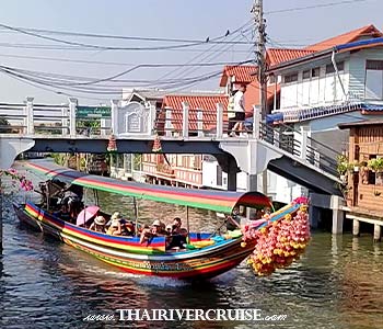 Bangkok Canal & Chaophraya River Tour 2 hours Longtail Boat Ride