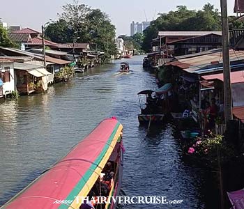 Bangkok Canal & Chaophraya River Tour 2 hours Longtail Boat Ride