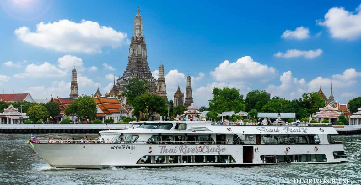 Grand Pearl Cruise Ayutthaya - Book your Grand Pearl Cruise Ayutthaya tour for a seamless day trip. Explore UNESCO temples like Wat Mahathat, enjoy a luxurious buffet lunch, and cruise the Chao Phraya River back to Bangkok. Ayutthaya Tour Grand Pearl Cruise, Ayutthaya day trip by cruise, Grand Pearl Cruise Liner, Bangkok to Ayutthaya cruise tour, UNESCO Ayutthaya day trip, Chao Phraya River cruise buffet, Ayutthaya Historical Park tour, luxury river cruise Bangkok Ayutthaya, Wat Mahathat Buddha head, Wat Phra Si Sanphet ruins, Ayutthaya full day tour package, Grand Pearl Ayutthaya review, best Ayutthaya tour from Bangkok, one-day Ayutthaya cruise trip, how to book Grand Pearl Ayutthaya, international buffet on river cruise, Ayutthaya temple ruins tour, River City Bangkok departure, scenic Chao Phraya cruise, Ayutthaya coach and cruise tour, Wat Lokayasutharam reclining Buddha, best way to see Ayutthaya, luxury Ayutthaya excursion, Ayutthaya cruise, Grand Pearl boat trip, Thailand history tour and cruise, guided Ayutthaya tour with lunch, Ancient Ayutthaya and cruise, Grand Pearl Cruise cost, Royal Grand Palace from river
