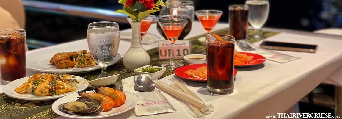River Star Princess Cruise Chaophraya river dinner cruise live music on the Chao Phraya River. Ticket book