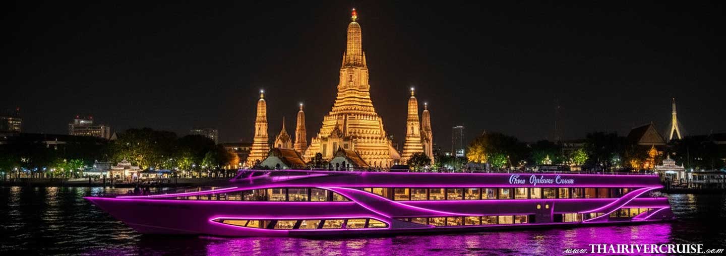The Opulence Cruise Bangkok Dinner Cruise Luxury Chaophraya River Cruise