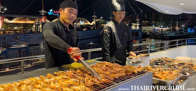 Halal Dinner Cruise Bangkok - The Planet Cruise Halal Muslim friendly dinner cruise Bangkok, ticket booking for Halal dinner Bangkok River cruise offer Halal food, Halal Dinner Bangkok River Cruise Offer Halal Food