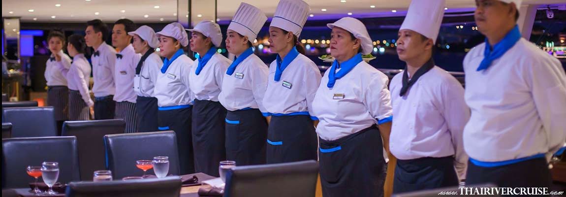 Celebrate NYE 2026 on the Vela Cruise Chaophraya river! Secure the best New Year dinner cruise Bangkok with a gourmet buffet, free-flow drinks, and prime fireworks view. Book now!