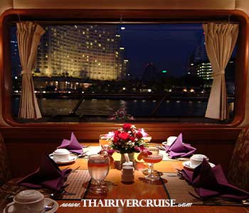 Grand Pearl Bangkok Dinner Cruise - Whether you are celebrating an anniversary or simply want to see the city's historic landmarks illuminated, this cruise is a quintessential Thai experience.