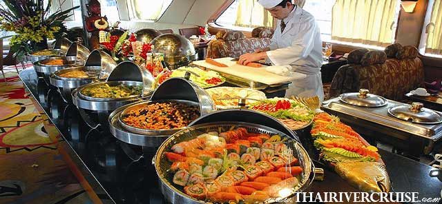 Grand Pearl Bangkok Dinner Cruise - A Culinary Journey: Thai & International Buffet
