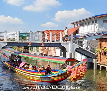 Experience: It offers a glimpse into the slower, traditional canal-side life of Bangkok, a stark contrast to the modern city. - Rice Barge Canal Tour Bangkok : Best rice barge canal tour Bangkok private boat rental Chao phraya river. Booking to rice barge cruise Bangkok private visit canal Thonburi