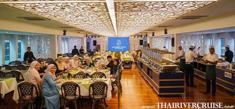Riverside Faraya Cruise Bangkok Halal Dinner Chao Phraya River