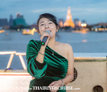 White Orchid River Cruise Twilight Cruise Bangkok ASIATIQUE - Live Music and Cultural Shows While you dine, the atmosphere is kept lively with live music performances ranging from classic hits to modern pop.