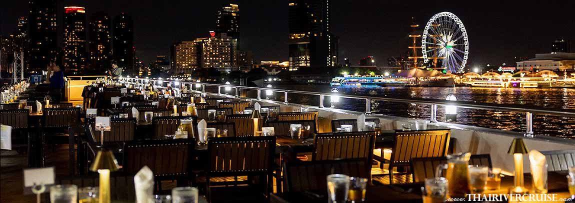 Viva Alangka Cruise Dinner Cruise from Asiatique Bangkok Romantic Night on the Chao Phraya
