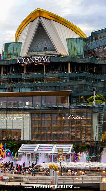 White Orchid River Cruise Sunset Buffet Cruise Bangkok - Boarding Points: . ICONSIAM - Check-in at Iconsiam Pier 4, located on the G Floor near the riverside.