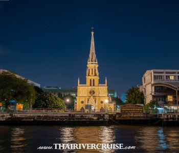Holy Rosary Church Bangkok - Chaophraya River Night Views Holy Rosary Church Bangkok - Chaophraya River Night Views