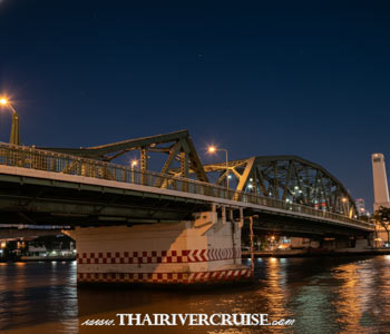 Memorial Bridge Bangkok - Chaophraya River Night Views Memorial Bridge Bangkok - Chaophraya River Night Views