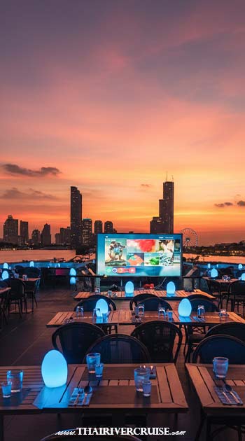 Royal Princess Cruise Sunset Bangkok - Experience the Royal Princess Cruise Sunset from Asiatique The Riverfront. Enjoy a luxury seafood buffet, live music, and iconic Chao Phraya River views.
