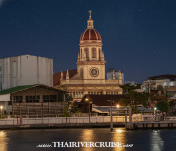 Santa Cruz Church Bangkok - Chaophraya River Night Views Santa Cruz Church Bangkok - Chaophraya River Night Views