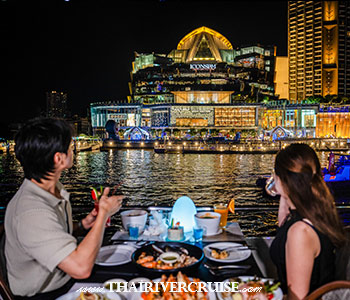 For a Valentine’s Day date, it offers that rare mix of high-energy spectacle and intimate luxury.- Fine Dining Bangkok Valentine Day The Planet Cruise