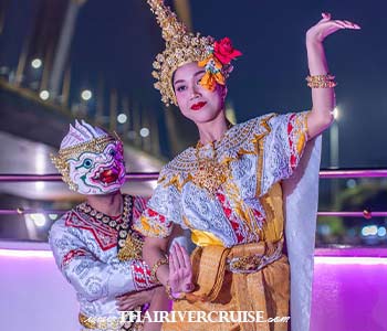 Live Entertainment: Be serenaded by professional singers and enjoy traditional Thai cultural performances. - Night River Cruise Valentine Bangkok Chaophraya Cruise