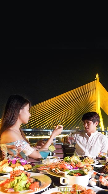 Rooftop Valentine Day Dinner Bangkok White Orchid River Cruise - Rooftop Valentine Day Dinner Bangkok White Orchid River Cruise -