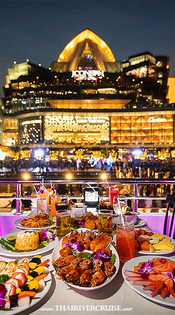 Celebrate Valentine's Day in Bangkok on The Luxury White Cruise. Enjoy a seafood buffet, free-flow wine, and live cabaret with river views. Book your romance! - Dinner Cruise Valentines Day Bangkok The Luxury White Cruise Dinner Cruise Valentines Day Bangkok The Luxury White Cruise - Celebrate Valentine's Day in Bangkok on The Luxury White Cruise. Enjoy a seafood buffet, free-flow wine, and live cabaret with river views. Book your romance!