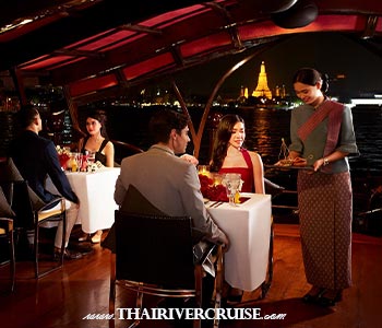 Luxury Ricebarge Valentine Day Dinner Manohra Cruises romance dinning 5 Star Chaophraya River boat - it remains the top-rated dinner cruise in Bangkok. Whether you are celebrating an anniversary or seeking a peaceful escape from the city's hustle, this is the ultimate way to experience the Chao Phraya River. it remains the top-rated dinner cruise in Bangkok. Whether you are celebrating an anniversary or seeking a peaceful escape from the city's hustle, this is the ultimate way to experience the Chao Phraya River. - Luxury Ricebarge Valentine Day Dinner Manohra Cruises romance dinning 5 Star Chaophraya River boat
