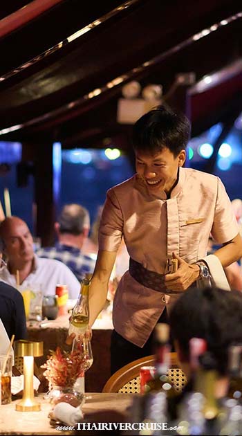 Luxury Ricebarge Valentine Day Dinner Manohra Cruises romance dinning 5 Star Chaophraya River boat - Authenticity: Sail on a traditional Thai rice barge rather than a modern steel ship. Authenticity: Sail on a traditional Thai rice barge rather than a modern steel ship. - Luxury Ricebarge Valentine Day Dinner Manohra Cruises romance dinning 5 Star Chaophraya River boat