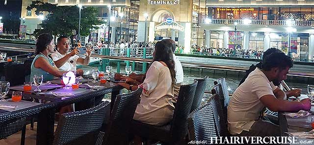 romantic Indian dinner cruise Bangkok