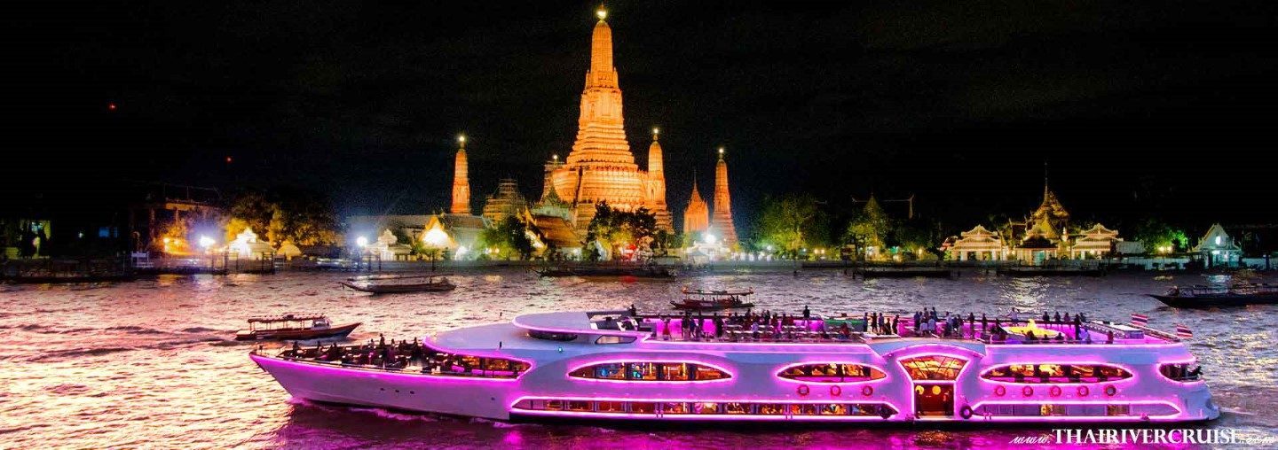 Wonderful Pearl Cruise Luxury Bangkok New Year EVE 2026 Dinner Cruise & Watching Fireworks