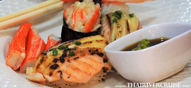 River cruise dinning Smile Riverside Cruise Dinner Cruise Bangkok ICONSIAM Booking Chaophraya river offer discount price ticket online