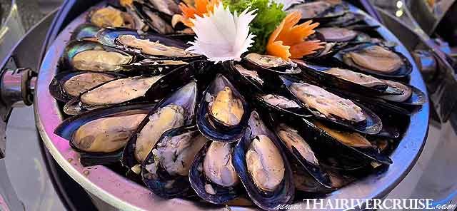 River cruise dinning Smile Riverside Cruise Dinner Cruise Bangkok ICONSIAM Booking Chaophraya river offer discount price ticket online