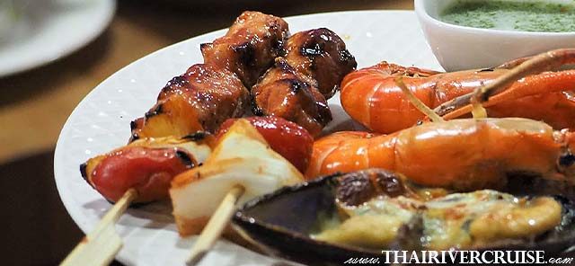 River cruise dinning Smile Riverside Cruise Dinner Cruise Bangkok ICONSIAM Booking Chaophraya river offer discount price ticket online