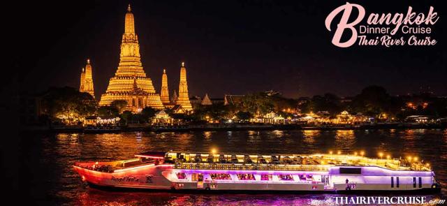 Bangkok Dinner Cruise | Kinlen Luxury Riverside Experience - Book the Kinlen Cruise for an unforgettable Bangkok dinner cruise. Enjoy a gourmet buffet, live music, and stunning Chao Phraya River views.