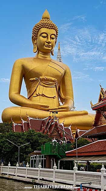 The Majestic Big Buddha LandmarkOne of the highlights of the tour is the spectacular Big Buddha Bangkok located near the canals of Thonburi. The massive golden Buddha statue rises high above the canal skyline and creates an incredible sight for visitors arriving by boat. : Explore the hidden Bangkok river boat tour to Big Buddha and Klong Bangluang canal life with authentic local culture, temples, and scenic waterways. - Hidden Bangkok River Boat Tour to Big Buddha & Canal Life : Discover an authentic hidden Bangkok river boat tour to the Big Buddha. Cruise Thonburi's historic canals, see stilt houses, and experience real canal life.