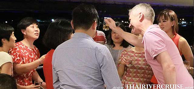 Private Cruise Charter Bangkok on the Chao Phraya River - Gala Dinner Thank You Party Event Private Cruise Charter Bangkok on the Chao Phraya River - Gala Dinner Thank You Party Event
