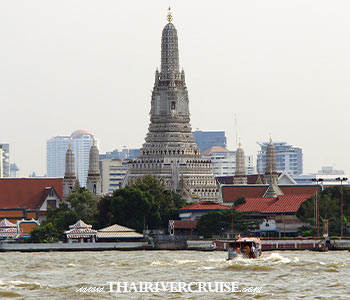 Wat Arun Ratchawararam Ratchawaramahawihan, also known as the Temple of Dawn, is one of Bangkok's most iconic landmarks, situated beautifully on the west bank of the Chao Phraya River. Renowned for its striking architectural design and riverside presence, it is a must-visit destination for travelers looking to experience Thailand's rich cultural and religious heritage : Lunch Cruise Bangkok Chao Phraya Sightseeing River Cruise Half Day Tour from Bangkok Wat Arun Ratchawararam Ratchawaramahawihan, also known as the Temple of Dawn, is one of Bangkok's most iconic landmarks, situated beautifully on the west bank of the Chao Phraya River. Renowned for its striking architectural design and riverside presence, it is a must-visit destination for travelers looking to experience Thailand's rich cultural and religious heritage : Lunch Cruise Bangkok Chao Phraya Sightseeing River Cruise Half Day Tour from Bangkok