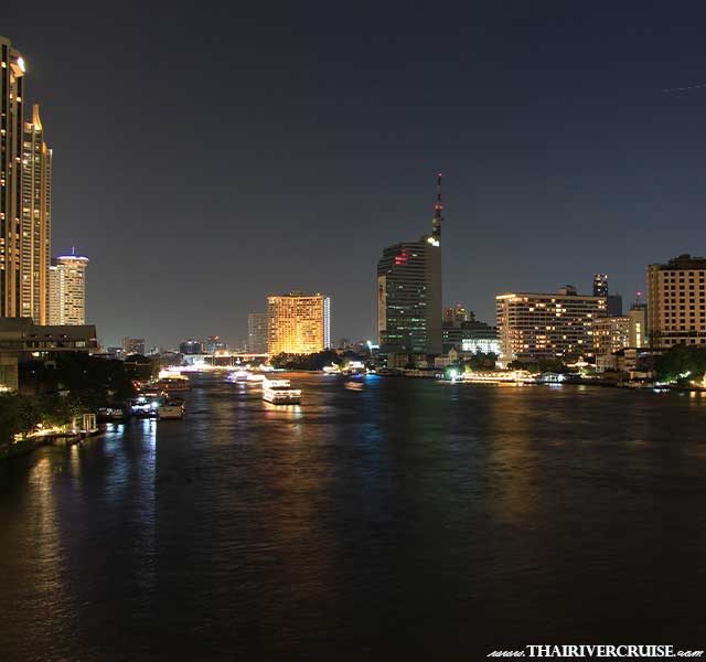 Experience the best night river views Bangkok dinner cruise! Discover top landmarks, iconic attractions, and luxury dining on the Chao Phraya River. - Bangkok night sightseeing boat