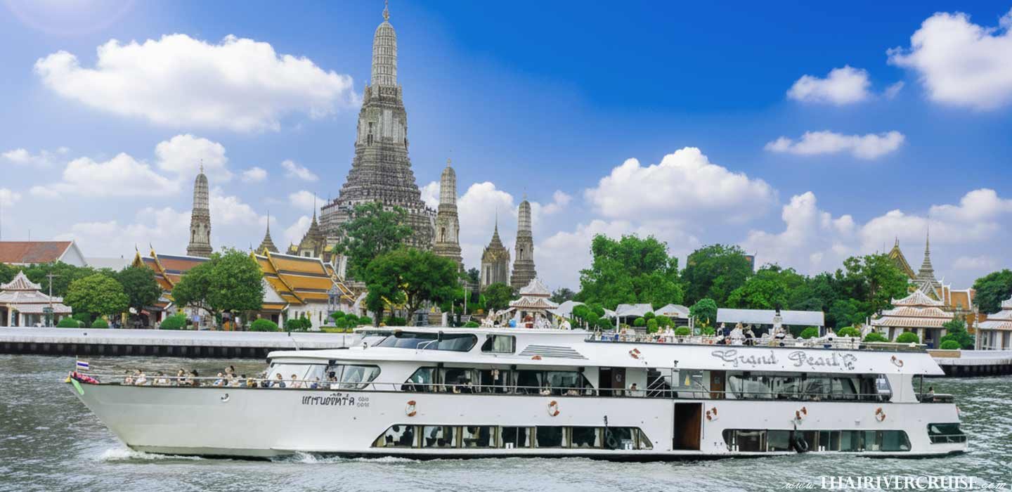 Lunch Cruise Bangkok Chao Phraya Sightseeing River Cruise by Grand Pearl Cruise Lunch Cruise Bangkok Chao Phraya Sightseeing River Cruise by Grand Pearl Cruise