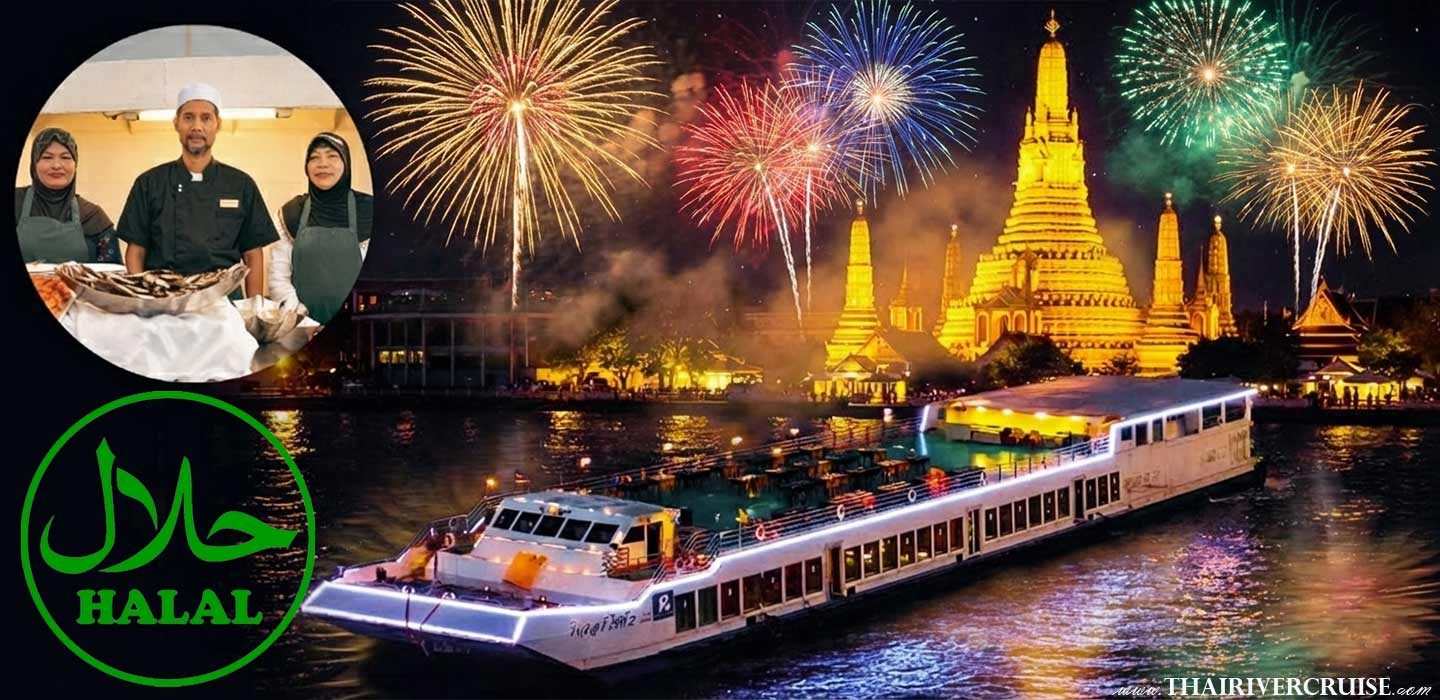 Bangkok New Year Halal Food Riverside Faraya Cruise Bangkok