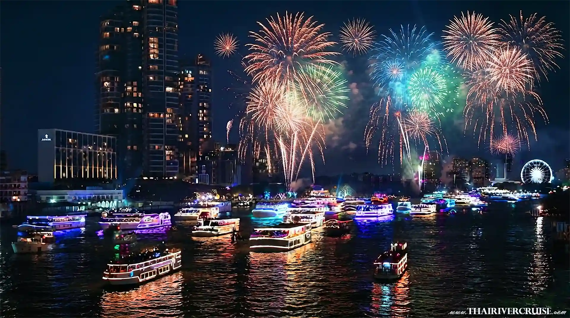 Best new year eve dinner cruise on the Chao Phraya River, Bangkok